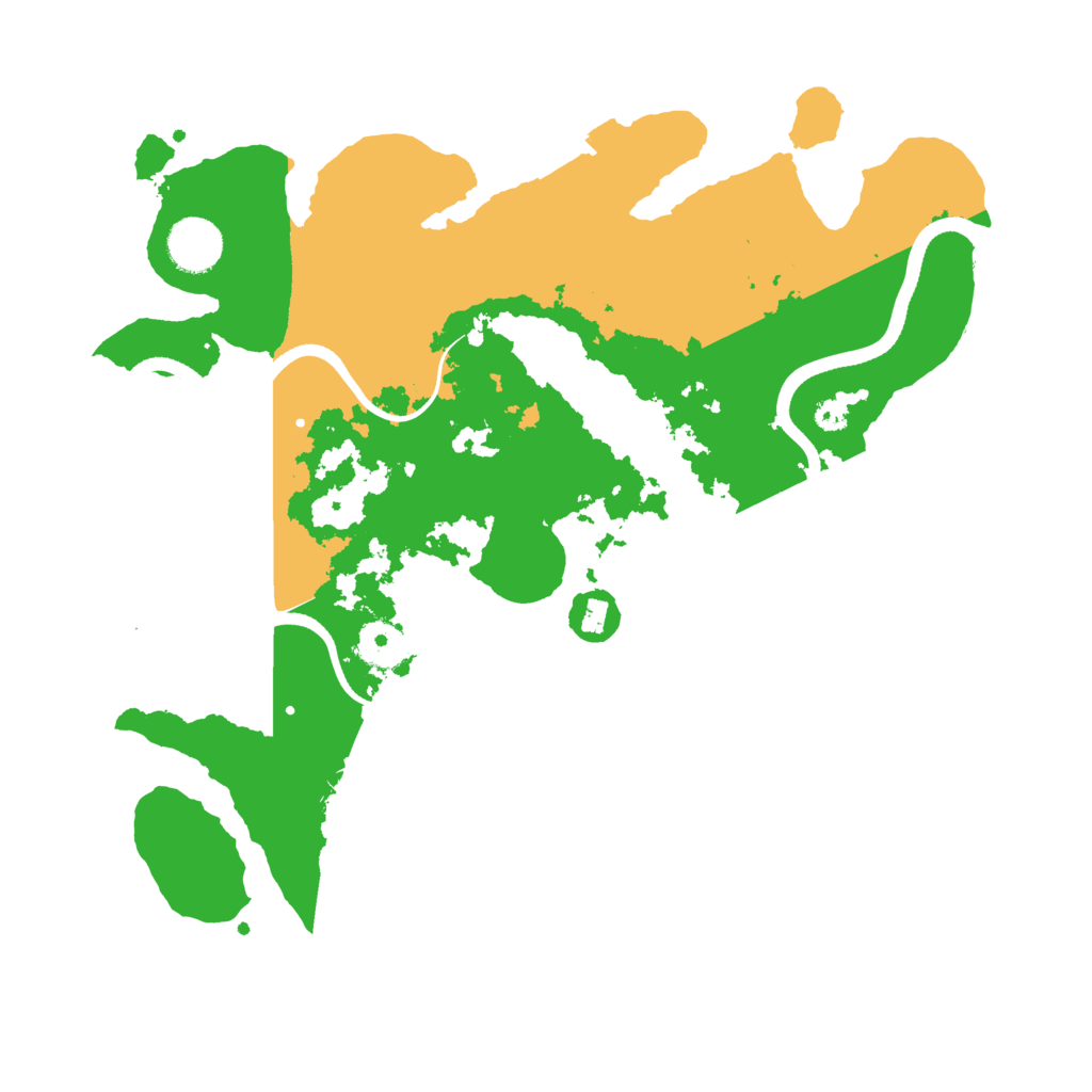 Biome Rust Map: Procedural Map, Size: 3500, Seed: 64686903