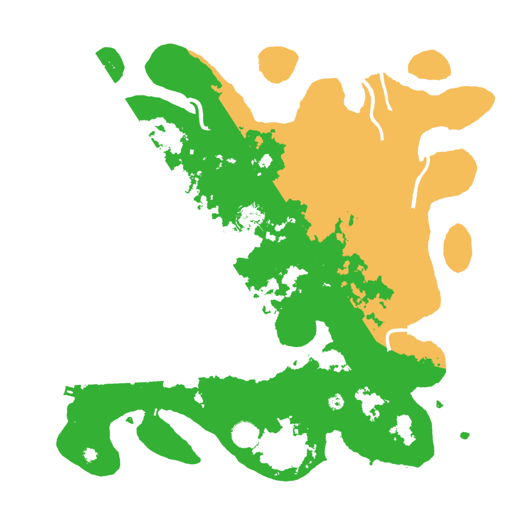 Biome Rust Map: Procedural Map, Size: 3500, Seed: 26691501
