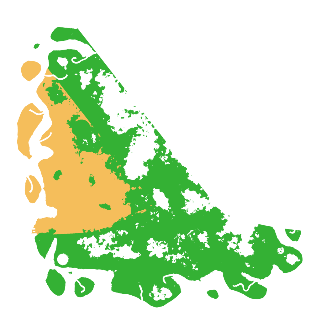 Biome Rust Map: Procedural Map, Size: 5000, Seed: 963354