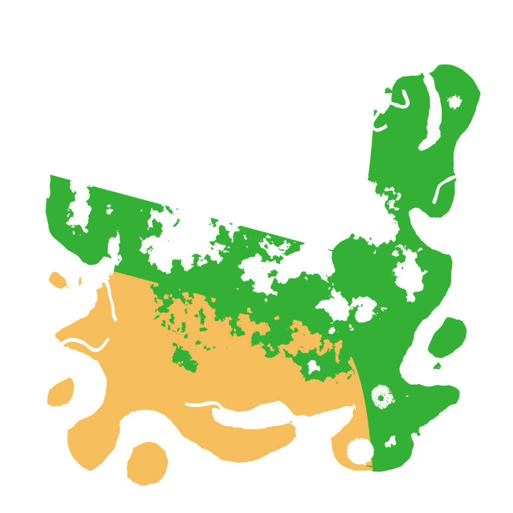 Biome Rust Map: Procedural Map, Size: 3500, Seed: 93916182