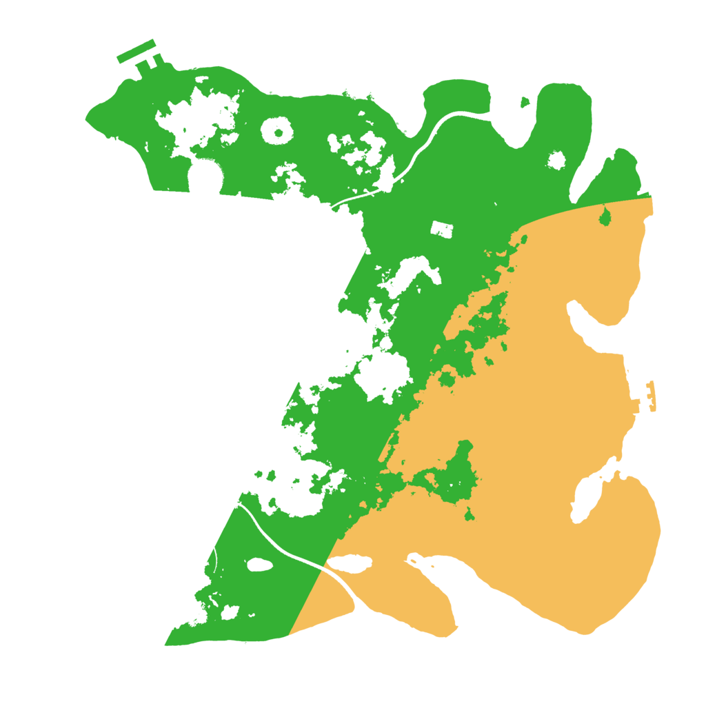 Biome Rust Map: Procedural Map, Size: 3500, Seed: 94053014