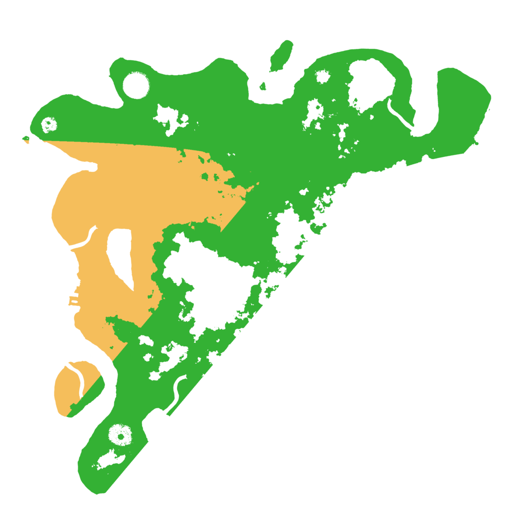 Biome Rust Map: Procedural Map, Size: 3500, Seed: 94621225