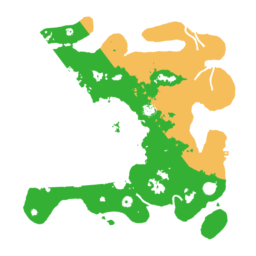Biome Rust Map: Procedural Map, Size: 3500, Seed: 37461249