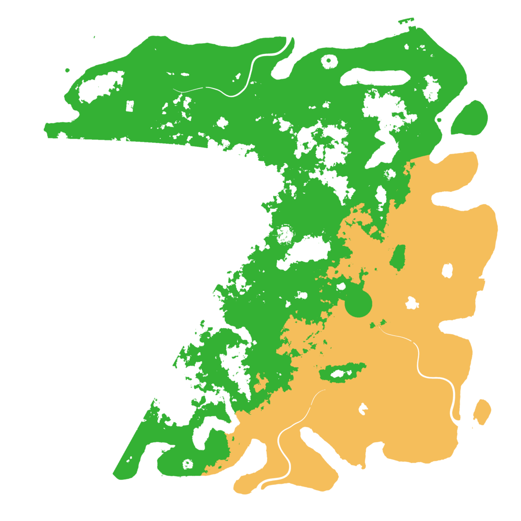 Biome Rust Map: Procedural Map, Size: 5000, Seed: 29668590