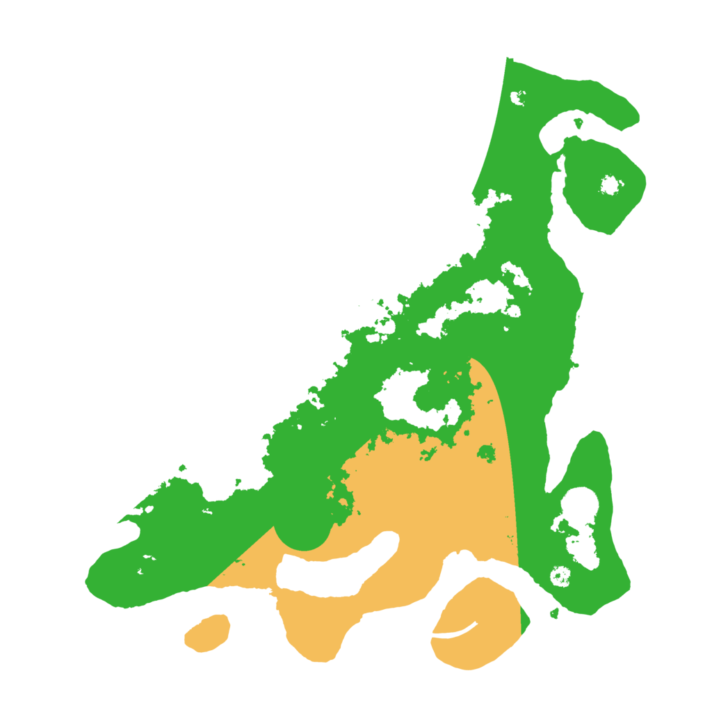 Biome Rust Map: Procedural Map, Size: 3500, Seed: 9216939