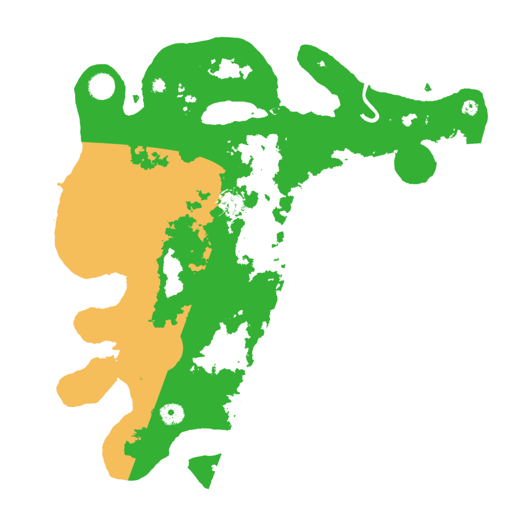 Biome Rust Map: Procedural Map, Size: 3500, Seed: 84683080