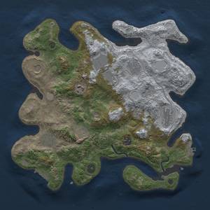 Thumbnail Rust Map: Procedural Map, Size: 3500, Seed: 1726463480, 18 Monuments