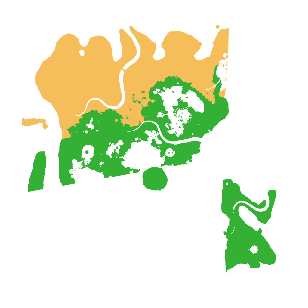 Biome Rust Map: Procedural Map, Size: 3500, Seed: 89819372