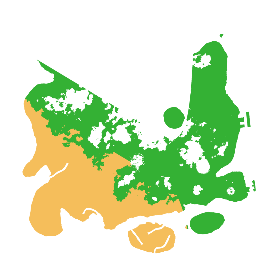 Biome Rust Map: Procedural Map, Size: 3500, Seed: 1757385062