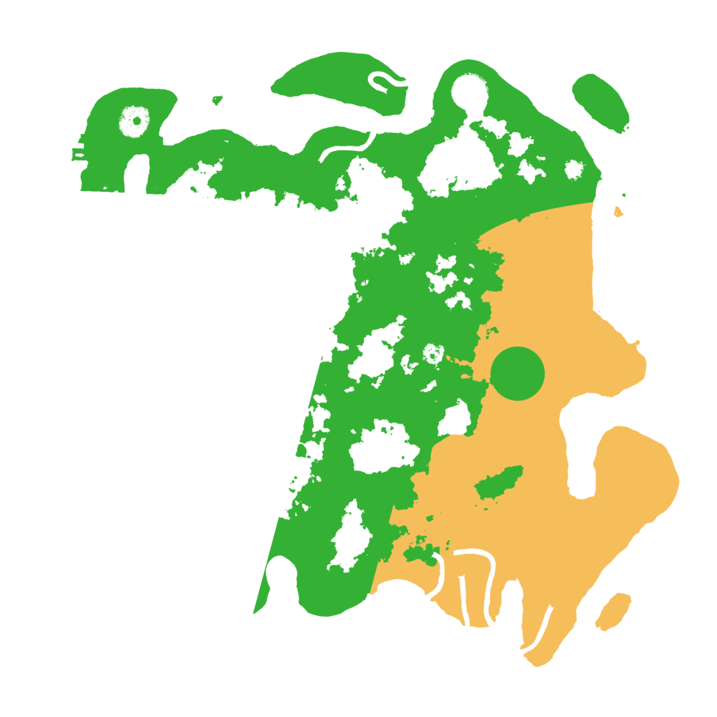 Biome Rust Map: Procedural Map, Size: 3500, Seed: 38533718