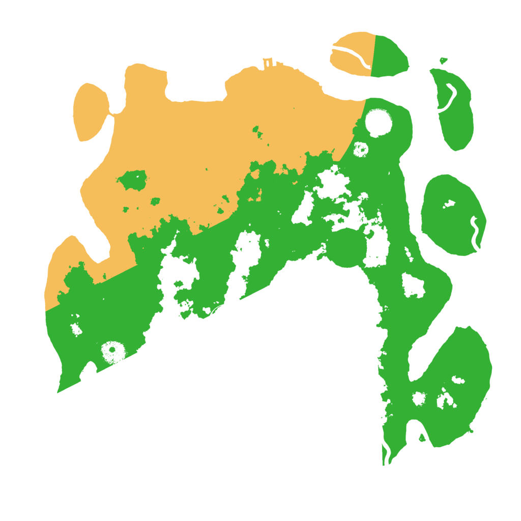 Biome Rust Map: Procedural Map, Size: 3500, Seed: 75331804