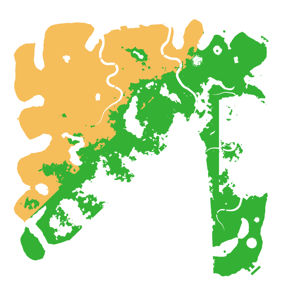 Biome Rust Map: Procedural Map, Size: 5000, Seed: 9586745