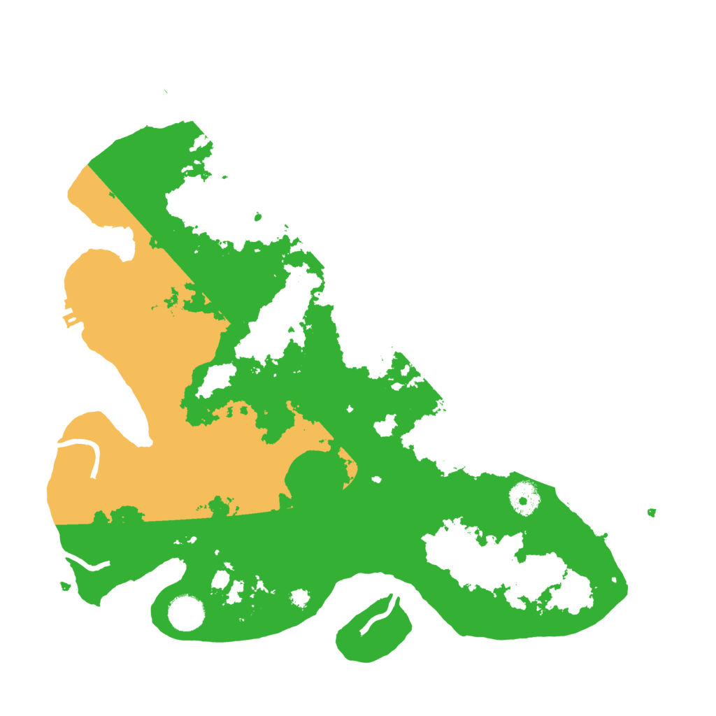 Biome Rust Map: Procedural Map, Size: 3500, Seed: 6372283