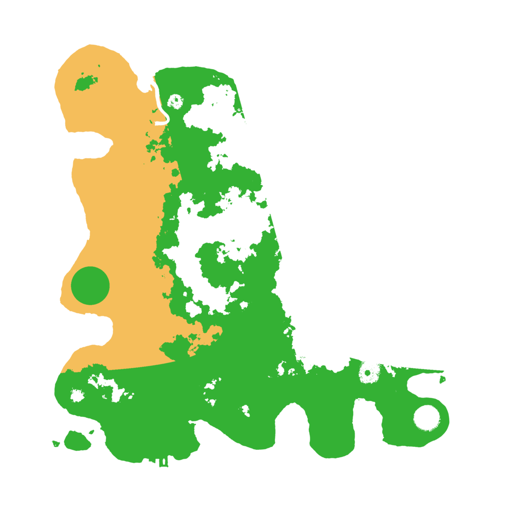 Biome Rust Map: Procedural Map, Size: 3500, Seed: 36389848