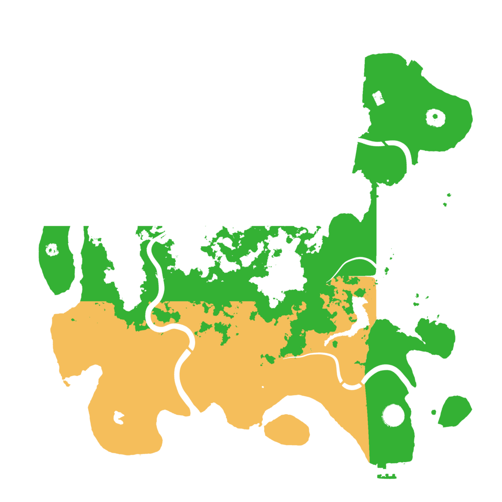 Biome Rust Map: Procedural Map, Size: 4000, Seed: 89547