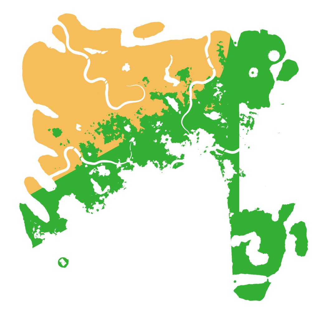 Biome Rust Map: Procedural Map, Size: 5000, Seed: 48248