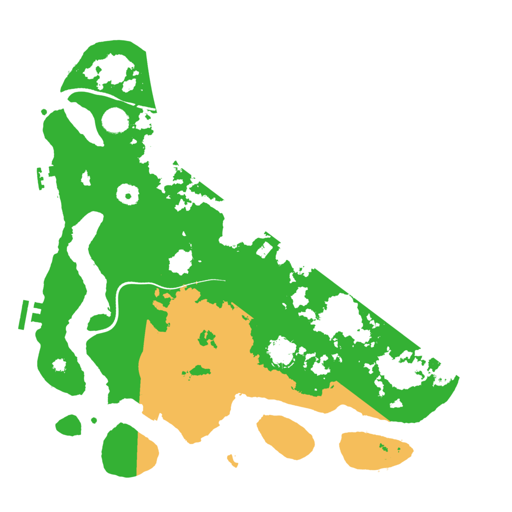 Biome Rust Map: Procedural Map, Size: 3500, Seed: 9385115