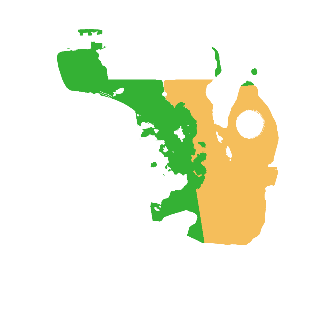 Biome Rust Map: Procedural Map, Size: 2000, Seed: 762454102