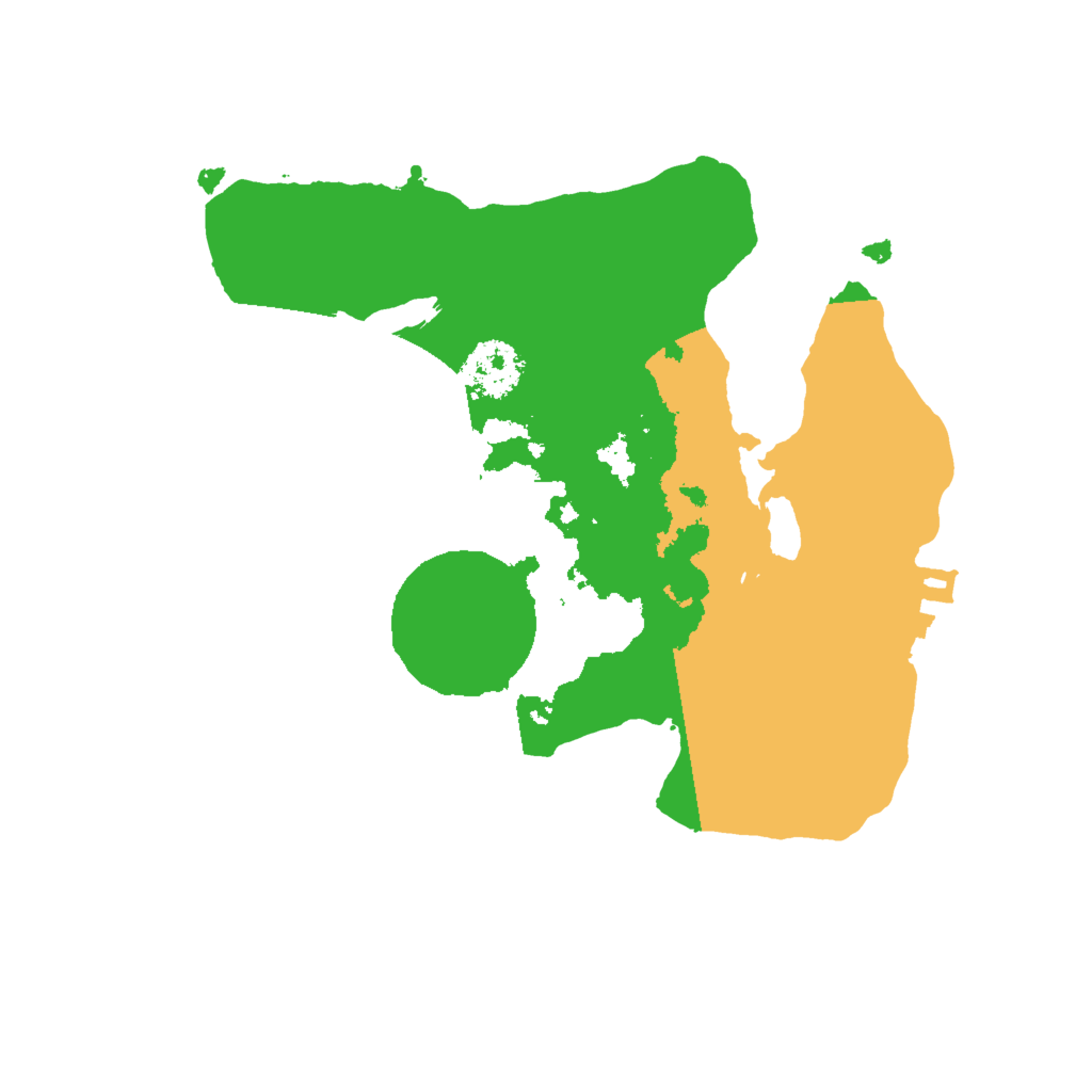 Biome Rust Map: Procedural Map, Size: 2000, Seed: 762454102