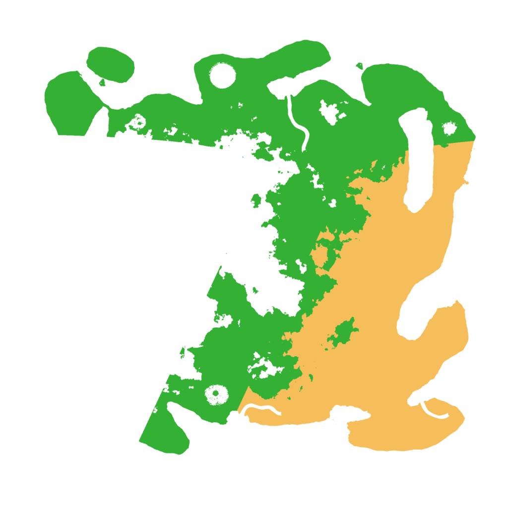 Biome Rust Map: Procedural Map, Size: 3500, Seed: 69699081