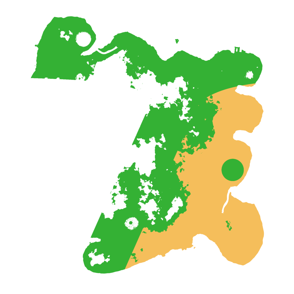 Biome Rust Map: Procedural Map, Size: 3500, Seed: 22306999