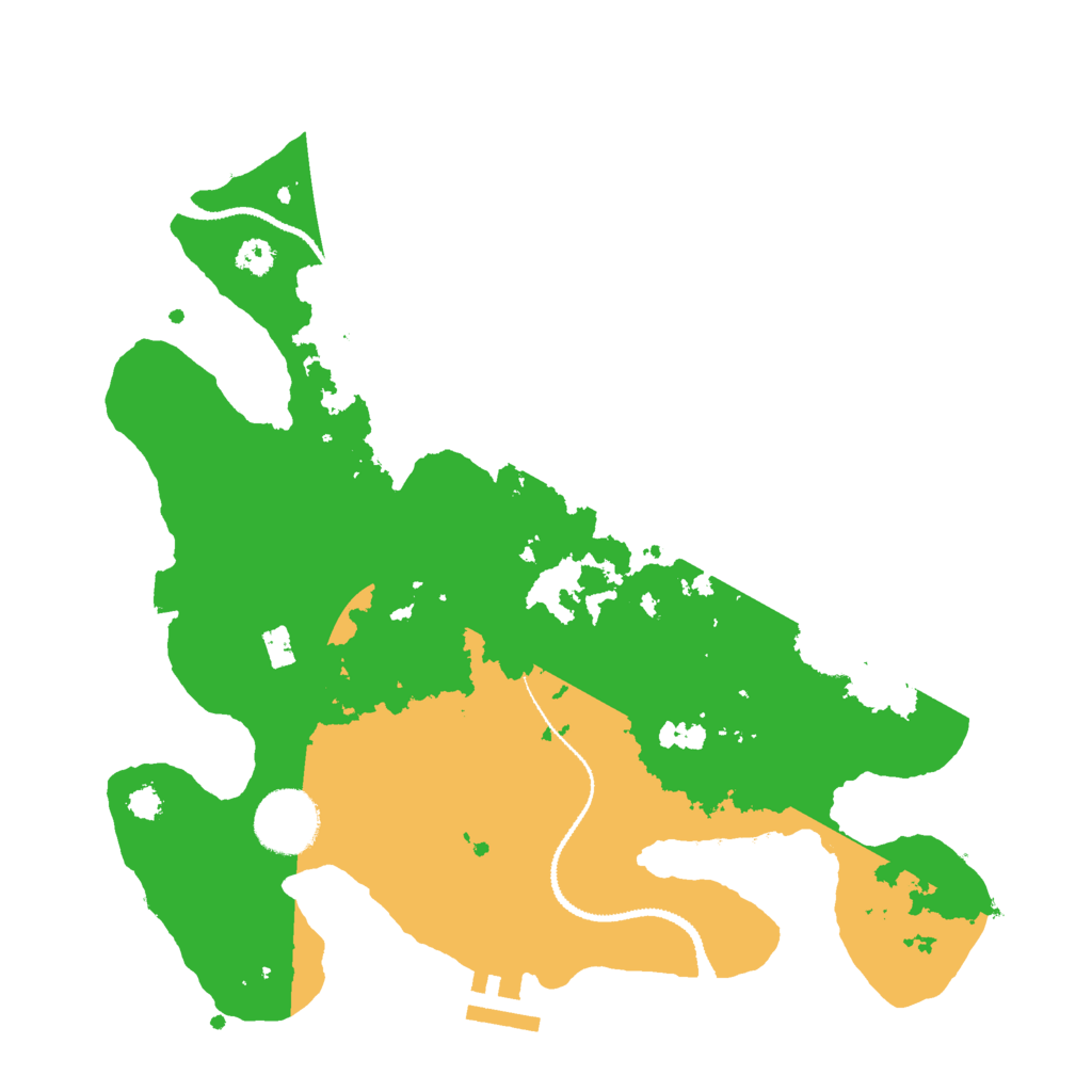 Biome Rust Map: Procedural Map, Size: 3000, Seed: 245131527