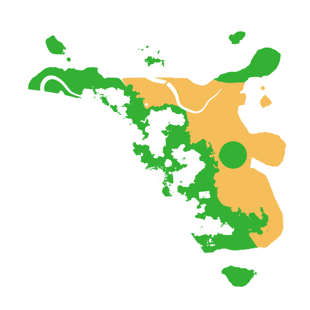 Biome Rust Map: Procedural Map, Size: 3000, Seed: 669488359
