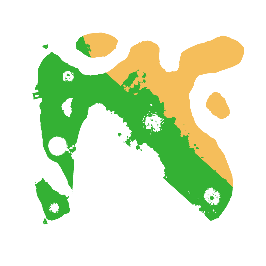 Biome Rust Map: Procedural Map, Size: 2491, Seed: 598969864