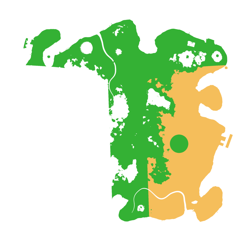 Biome Rust Map: Procedural Map, Size: 3500, Seed: 94620837