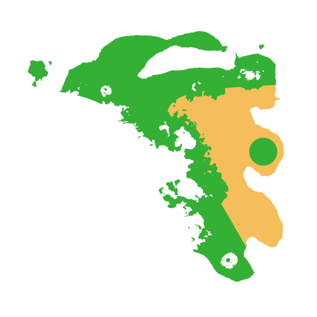 Biome Rust Map: Procedural Map, Size: 3000, Seed: 1161989752