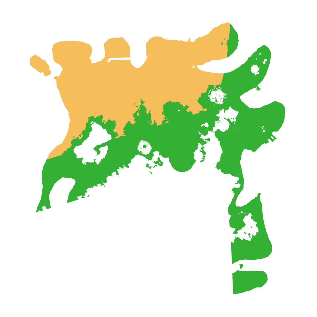 Biome Rust Map: Procedural Map, Size: 3500, Seed: 84142278