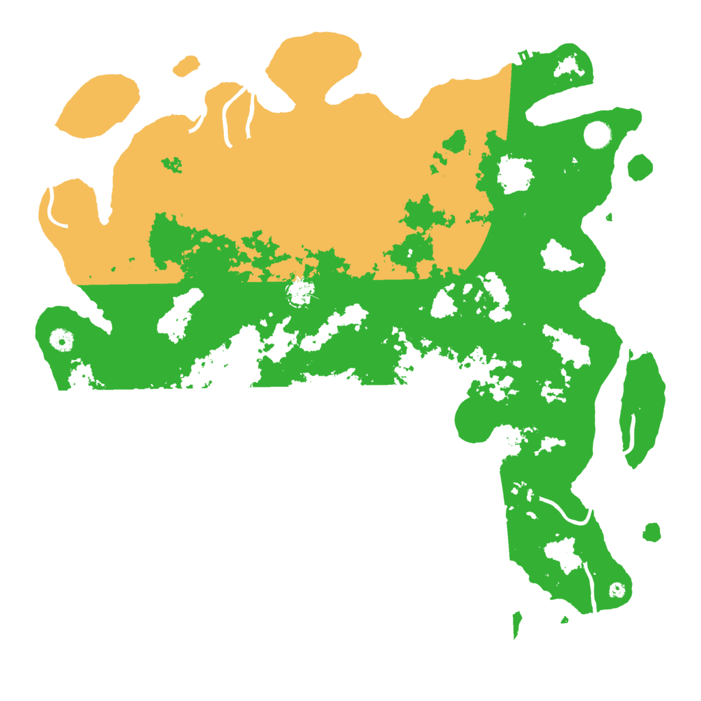 Biome Rust Map: Procedural Map, Size: 4500, Seed: 2126677198
