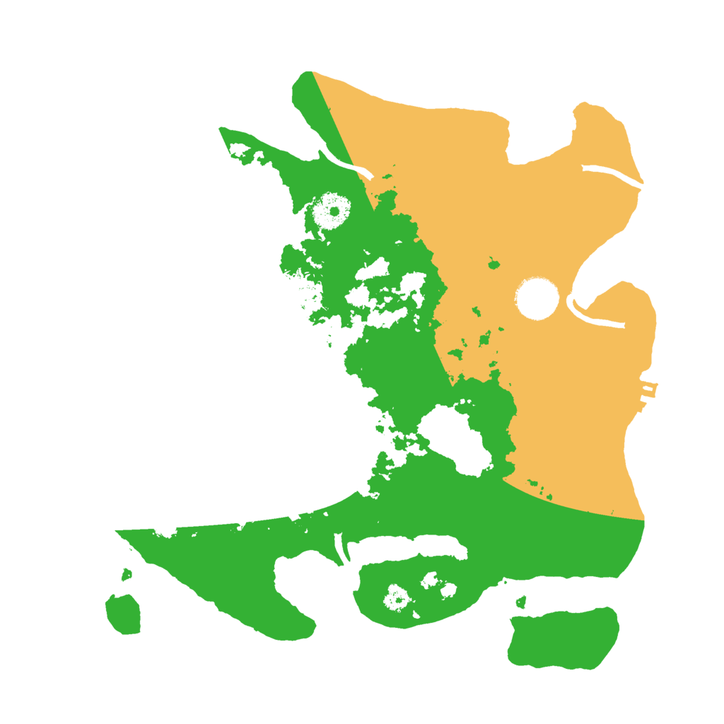 Biome Rust Map: Procedural Map, Size: 3000, Seed: 20401411
