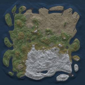 Thumbnail Rust Map: Procedural Map, Size: 4800, Seed: 1433949780, 20 Monuments