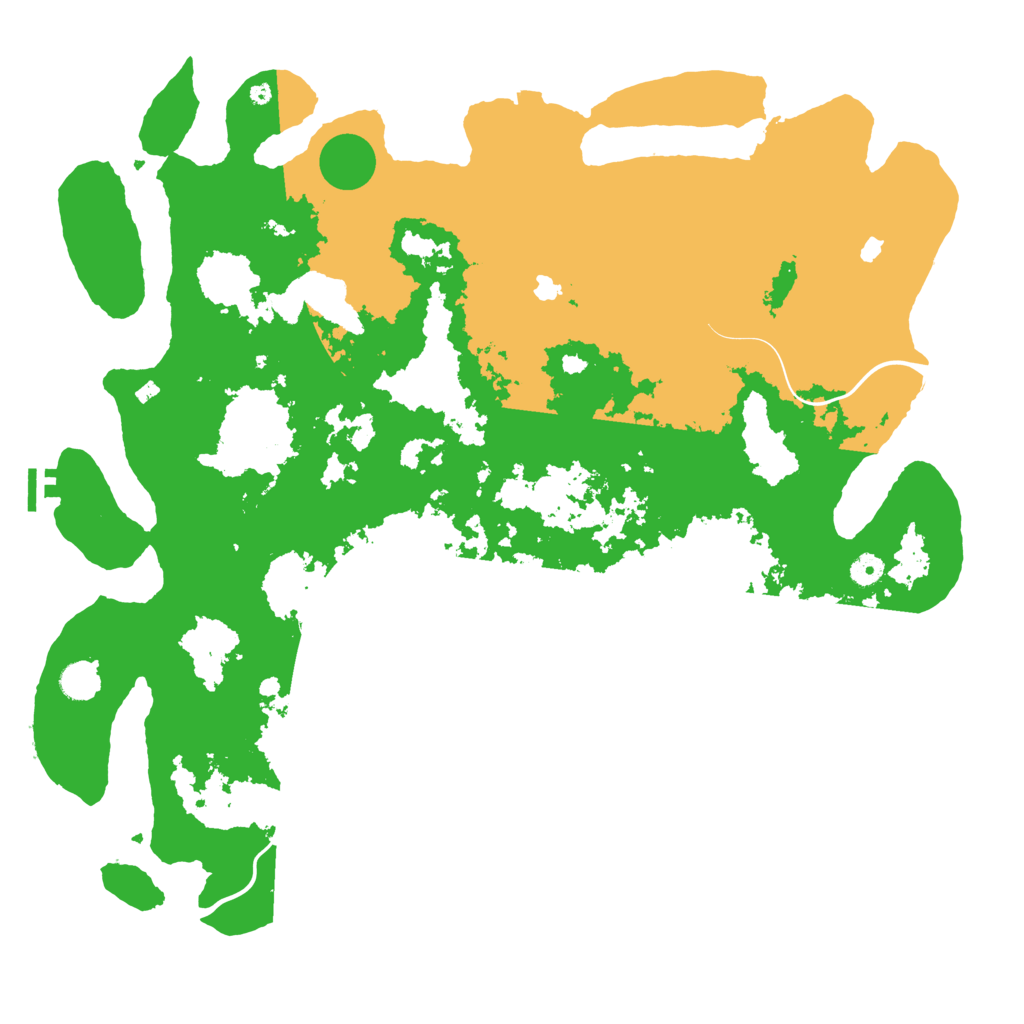 Biome Rust Map: Procedural Map, Size: 4800, Seed: 1433949780