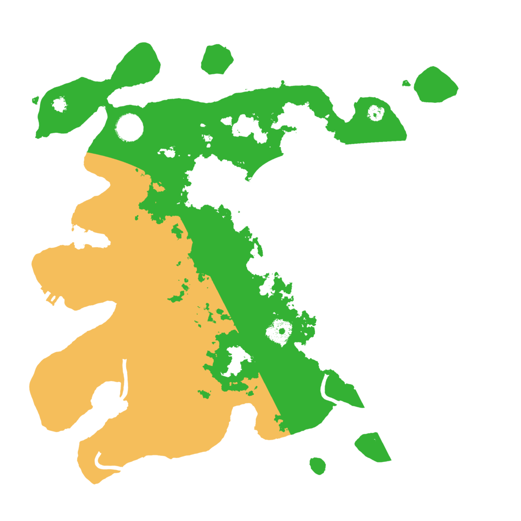 Biome Rust Map: Procedural Map, Size: 3341, Seed: 13834