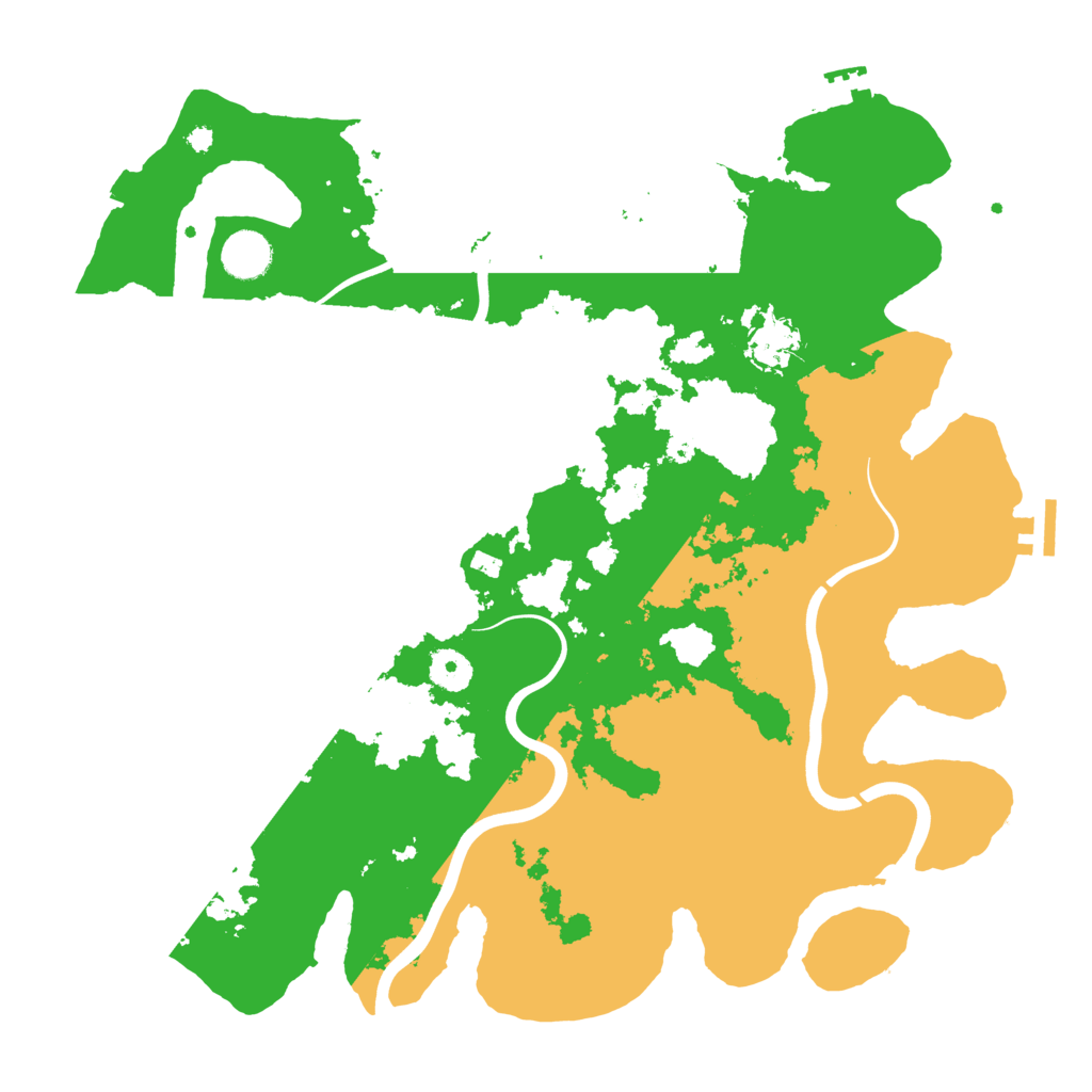 Biome Rust Map: Procedural Map, Size: 3900, Seed: 78639971