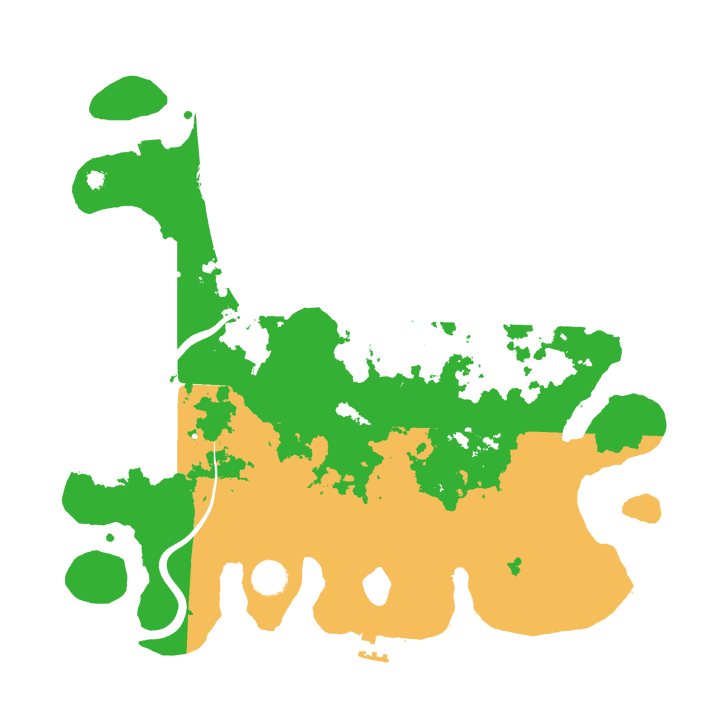 Biome Rust Map: Procedural Map, Size: 3500, Seed: 23414012