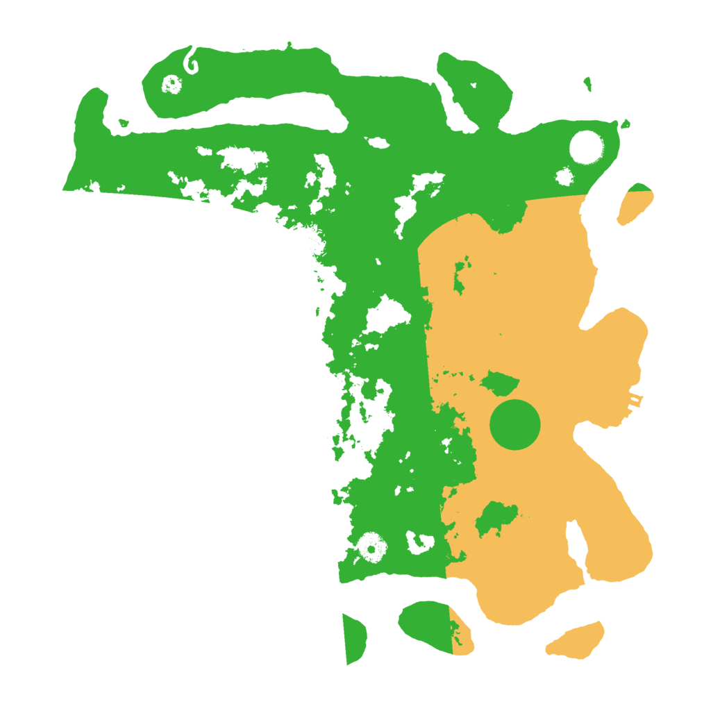 Biome Rust Map: Procedural Map, Size: 3700, Seed: 825723484