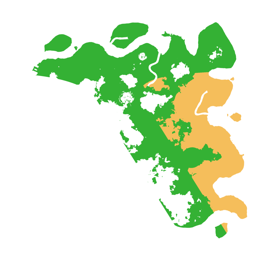 Biome Rust Map: Procedural Map, Size: 3500, Seed: 57824