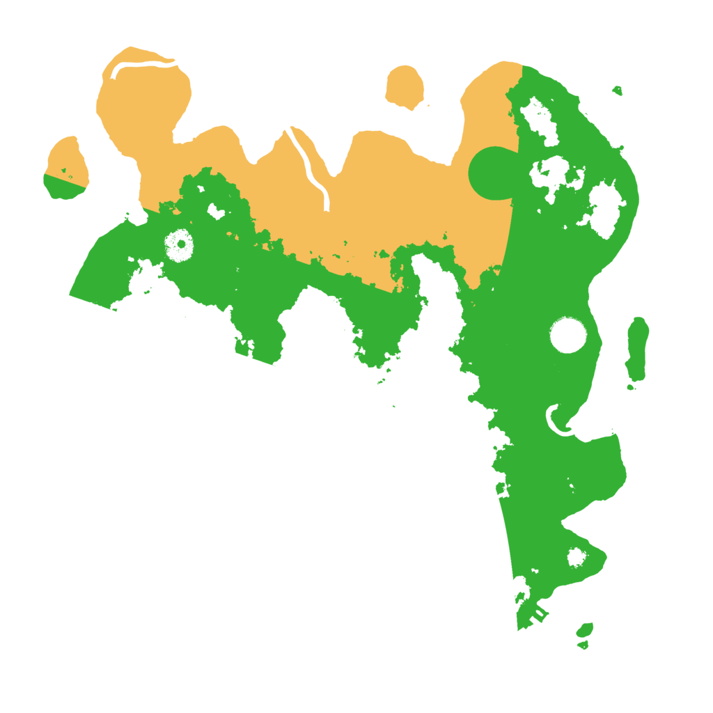 Biome Rust Map: Procedural Map, Size: 3500, Seed: 2359523