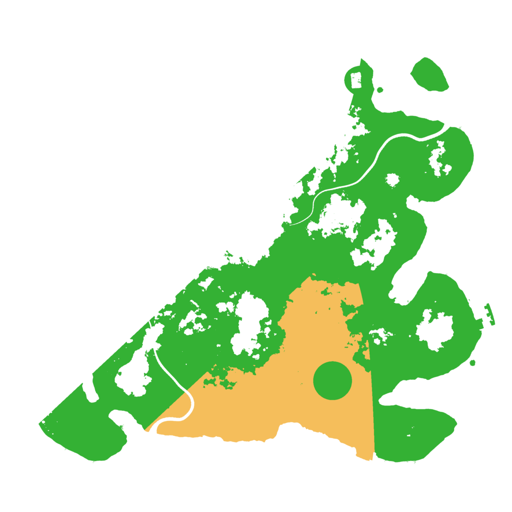 Biome Rust Map: Procedural Map, Size: 3500, Seed: 1564143191