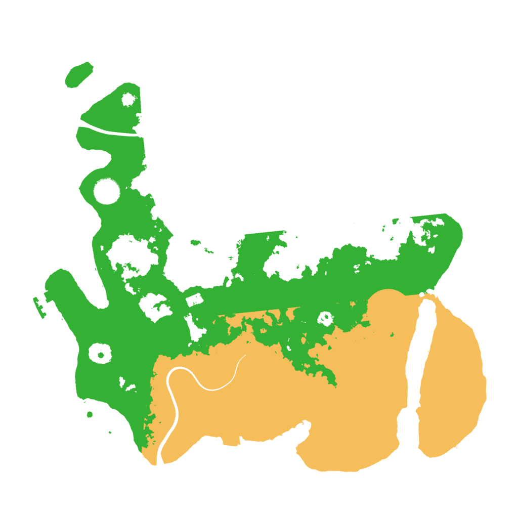 Biome Rust Map: Procedural Map, Size: 3500, Seed: 4882572