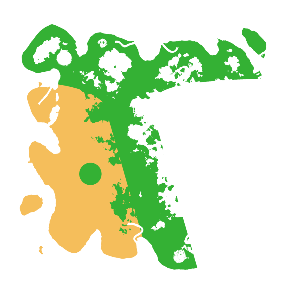 Biome Rust Map: Procedural Map, Size: 3500, Seed: 2357