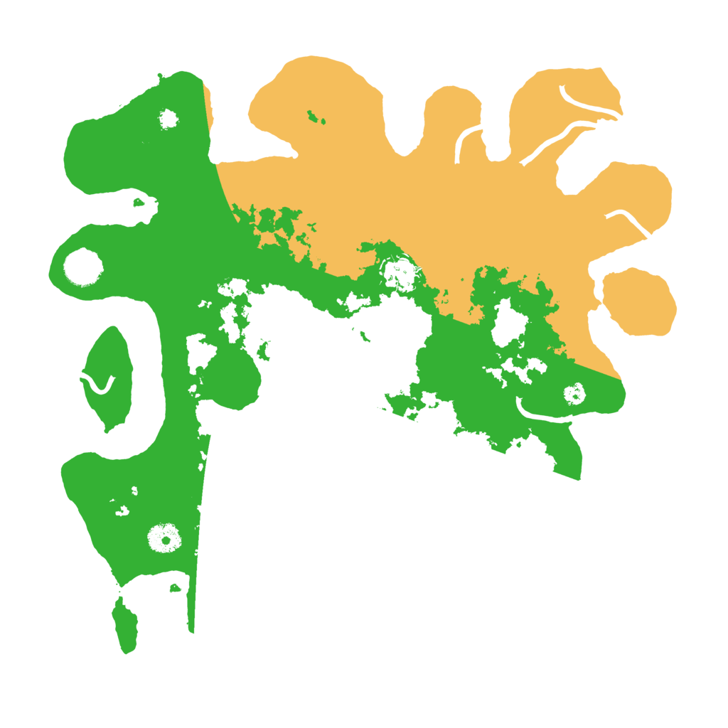 Biome Rust Map: Procedural Map, Size: 3500, Seed: 16782507