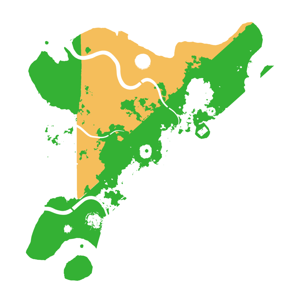 Biome Rust Map: Procedural Map, Size: 3500, Seed: 21036289