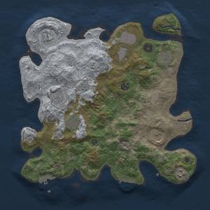 Thumbnail Rust Map: Procedural Map, Size: 3500, Seed: 219382345, 18 Monuments