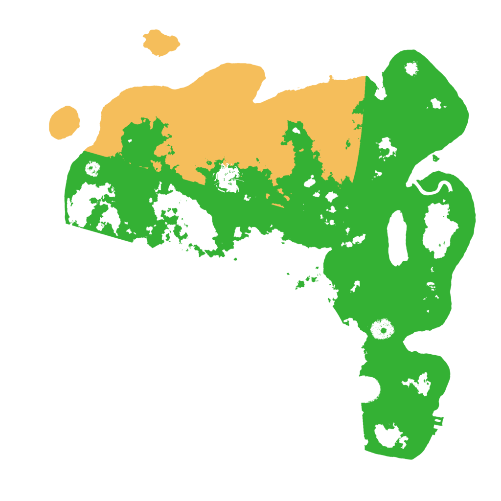 Biome Rust Map: Procedural Map, Size: 3500, Seed: 29107111
