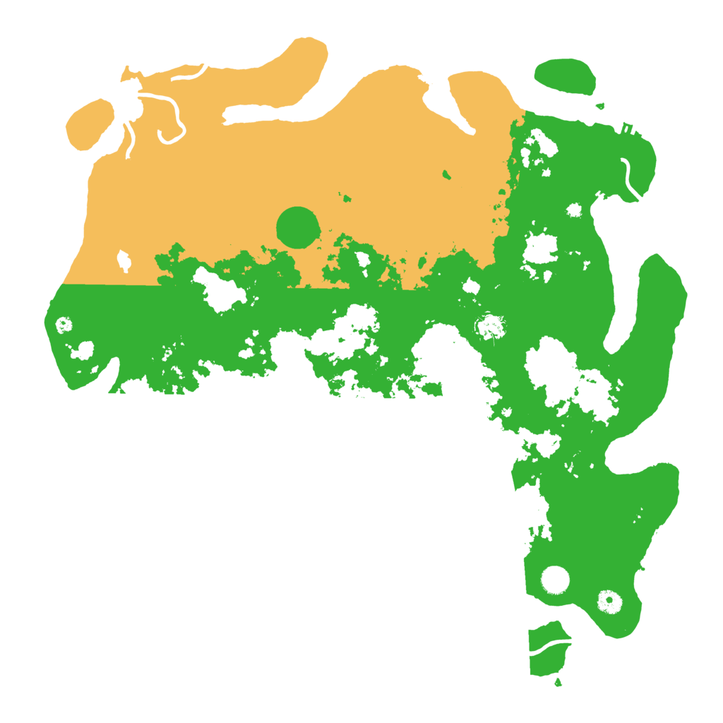 Biome Rust Map: Procedural Map, Size: 4500, Seed: 38475