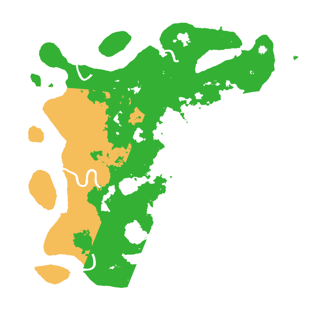 Biome Rust Map: Procedural Map, Size: 3500, Seed: 68943897